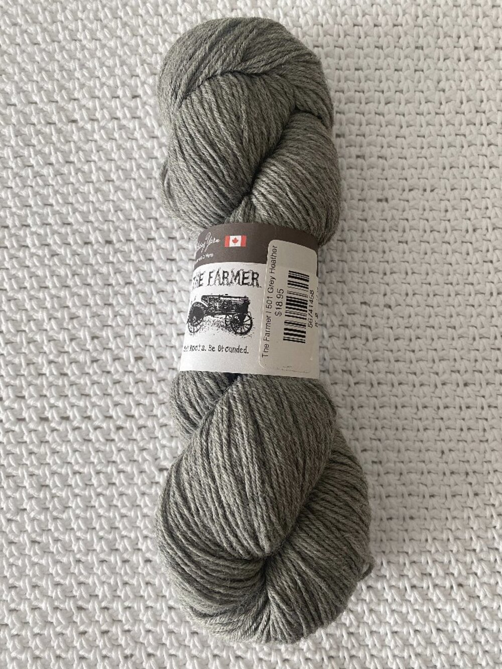 NWT Gathering Yarn The Farmer Colour 501 Grey Heather Lot of 1
